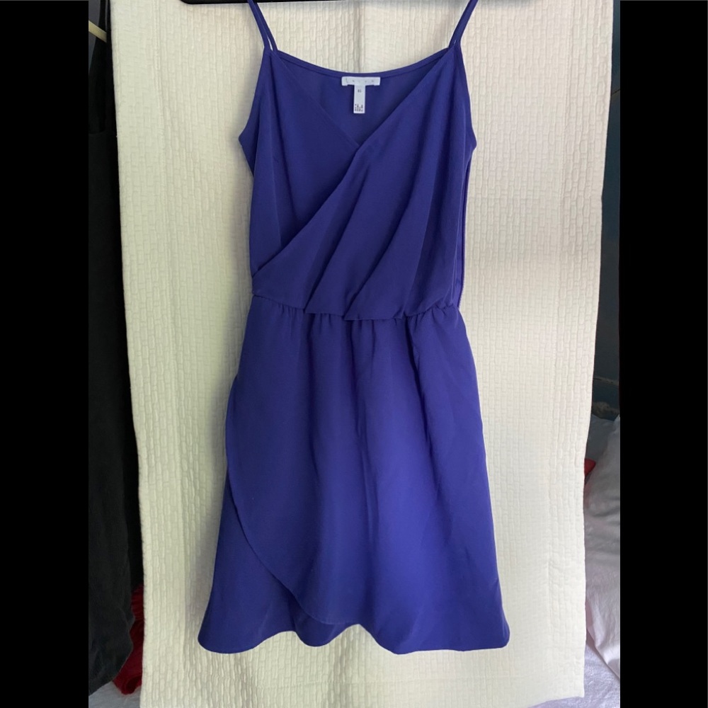Leith purple mini dress